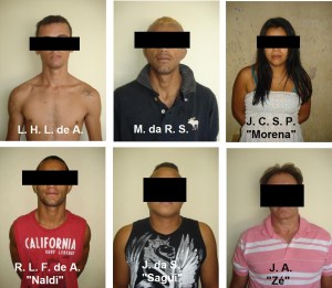 Quadrilha presa por assalto à padaria no Brabância