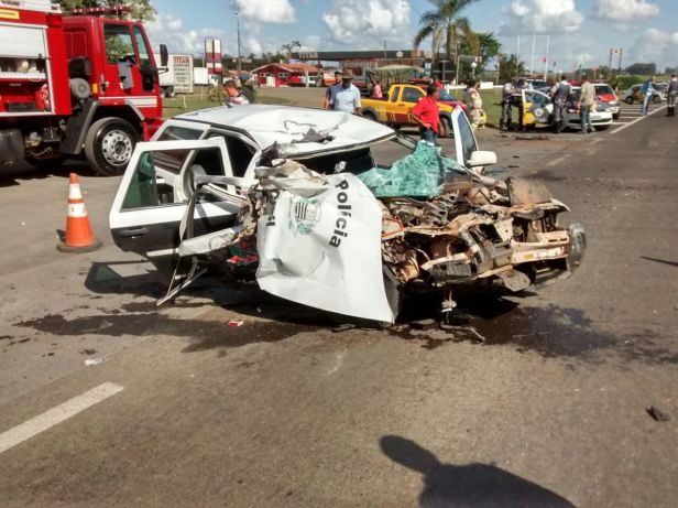 Investigador Chefe - Acidente entre Viatura da Polícia Civil e Caminhão da Prefeitura de Arandu