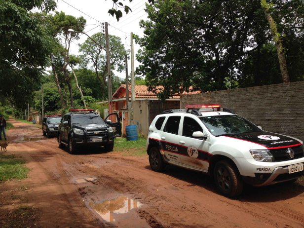 Polícia Civil faz operação na represa de Jurimirim - Apreensão de pés de maconhas