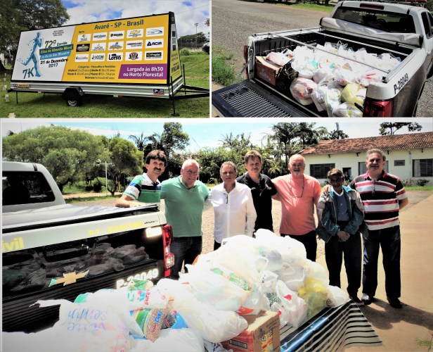 Entrega de 400 kg de alimentos à APAE Avaré