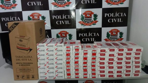 Cigarros Apreendidos em Piraju