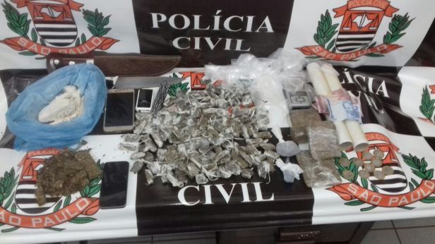 Drogas apreendidas em Fartura