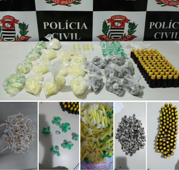 Piraju - Apreendidos mais de 1 quilo de drogas